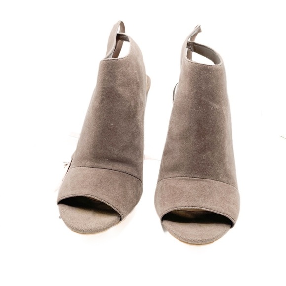 Bamboo Enlighten faux suede ankle boots / booties with wrap ties size 7.5 - Picture 4 of 10